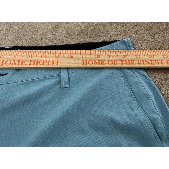 Billabong Submersibles Hybrid Shorts Size 40 Blue Flat Front Golf Casual EUC - Picture 11 of 12